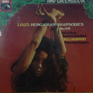 Liszt*, Willi Boskovsky, Philharmonia Hungarica : Hungarian Rhapsodies Nos. 1, 4 & 6 / Ráckóczy March / Hungarian Battle March (LP, Quad)