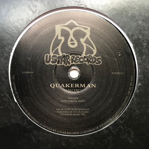 Quakerman : Non (12", S/Sided)