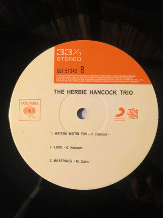 Herbie Hancock Trio : The Herbie Hancock Trio (LP, Album, RSD, Ltd, RE)