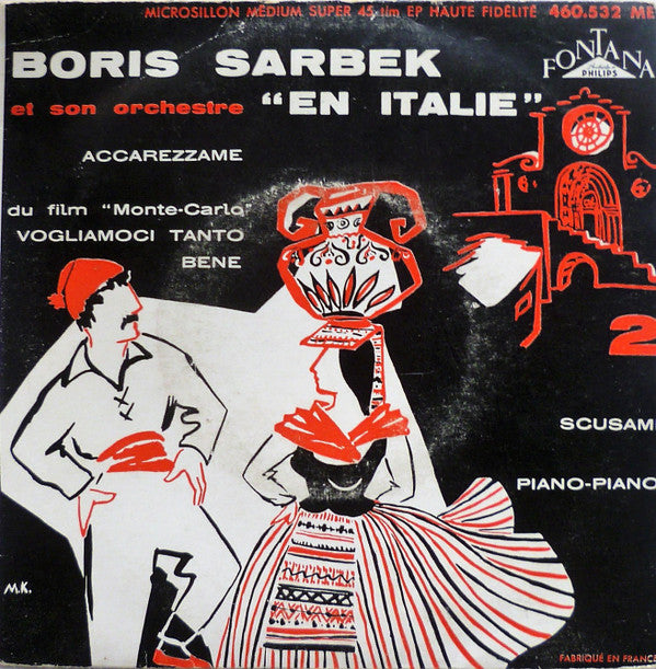 Boris Sarbek Et Son Orchestre : Boris Sarbek En Italie (No 2) (7", EP)