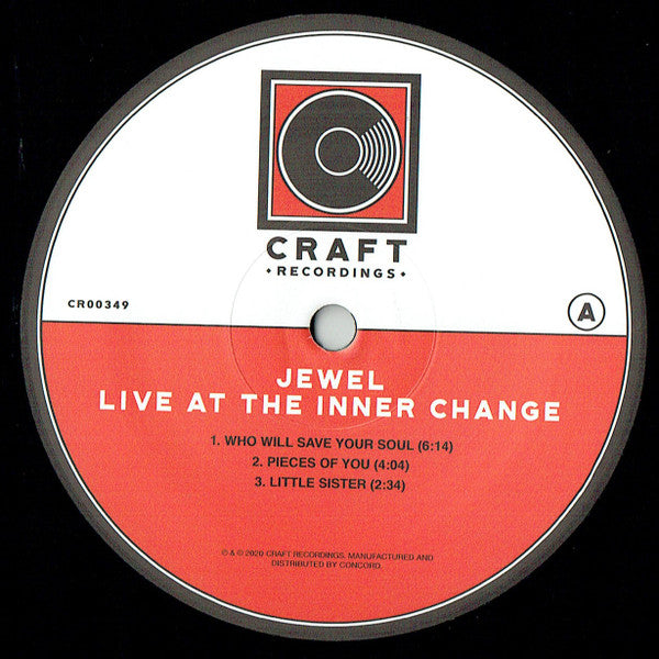 Jewel : Live At The Inner Change (2xLP, RSD, Ltd, Num)