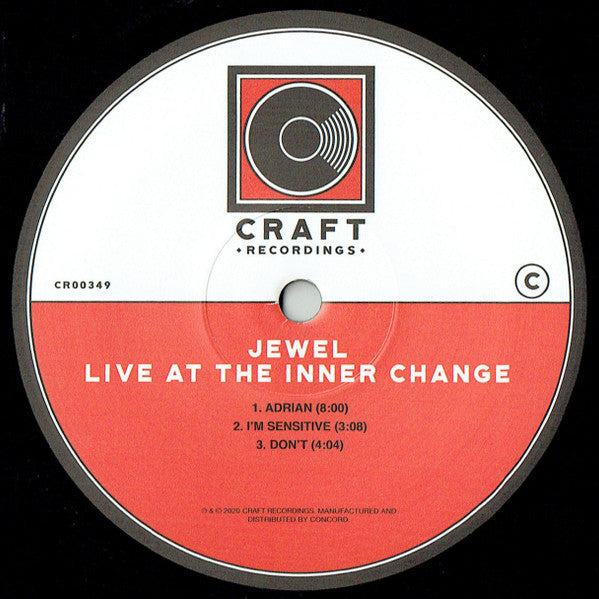 Jewel : Live At The Inner Change (2xLP, RSD, Ltd, Num)