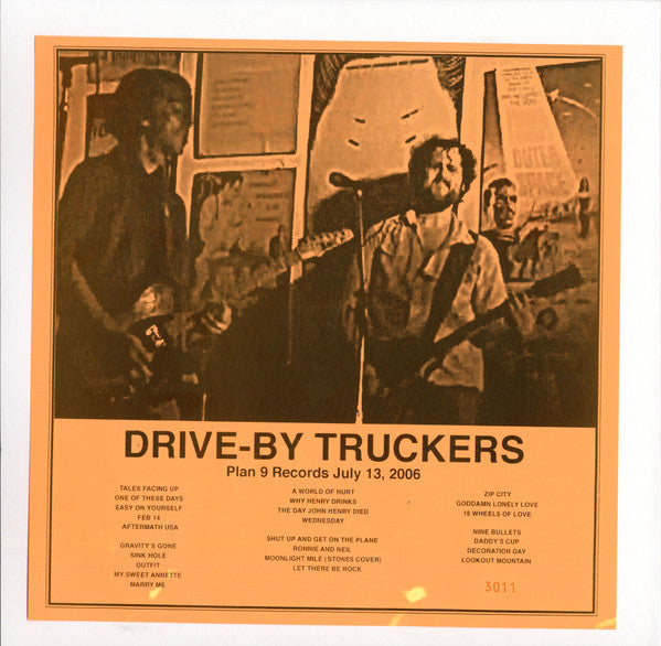 Drive-By Truckers : Plan 9 Records July 13, 2006 (3xLP, Album, Ltd, Num, Red)