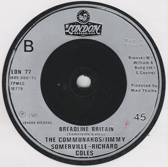The Communards / Jimmy Somerville - Richard Coles : You Are My World (7", Single)