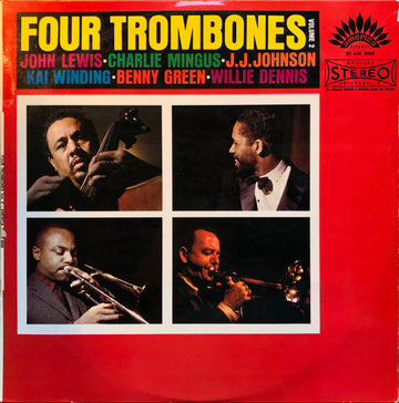 Four Trombones* - John Lewis (2) / Charlie Mingus* / J.J. Johnson / Kai Winding / Benny Green* / Willie Dennis : Four Trombones, Volume 2 (LP, Album)