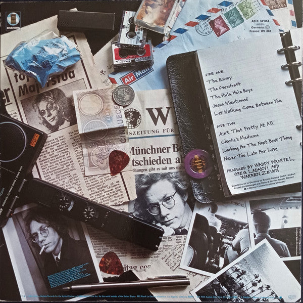 Warren Zevon : The Envoy (LP, Album)