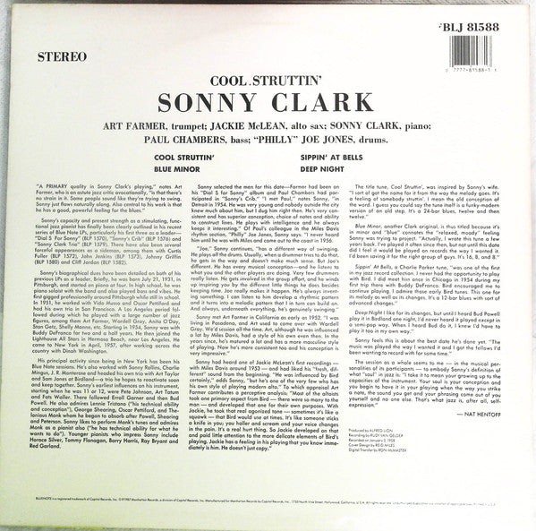Sonny Clark : Cool Struttin' (LP, Album, RE)