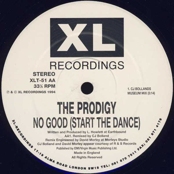 The Prodigy : No Good (Start The Dance) (12", Promo)