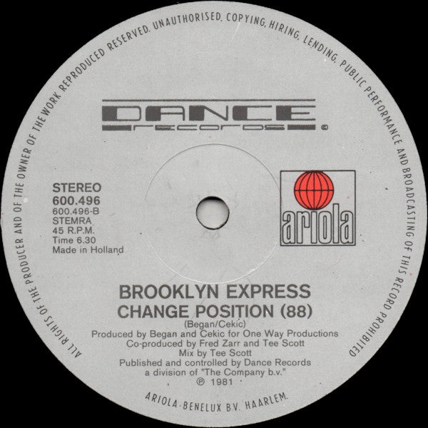 Brooklyn Express : (Spank) Sixty Nine (12 Inch Disco Mix) (12")