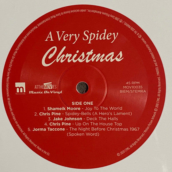 Various : A Very Spidey Christmas (10", S/Sided, Ltd, Num, Whi)