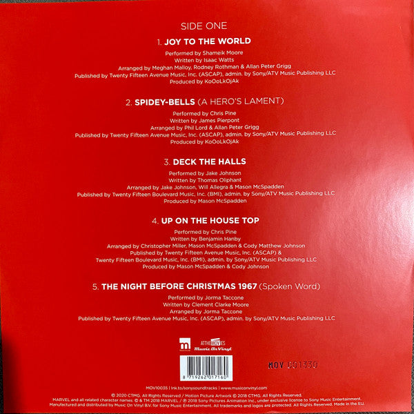 Various : A Very Spidey Christmas (10", S/Sided, Ltd, Num, Whi)