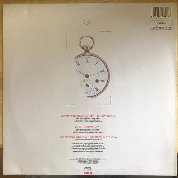 Eurythmics : When Tomorrow Comes (12", Maxi)