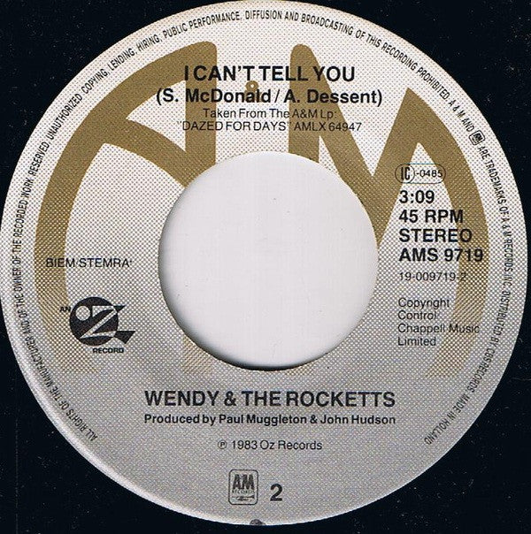 Wendy & The Rocketts : Play The Game (7", Single)