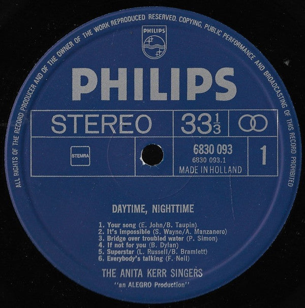 The Anita Kerr Singers : Daytime, Nighttime (LP, Album)
