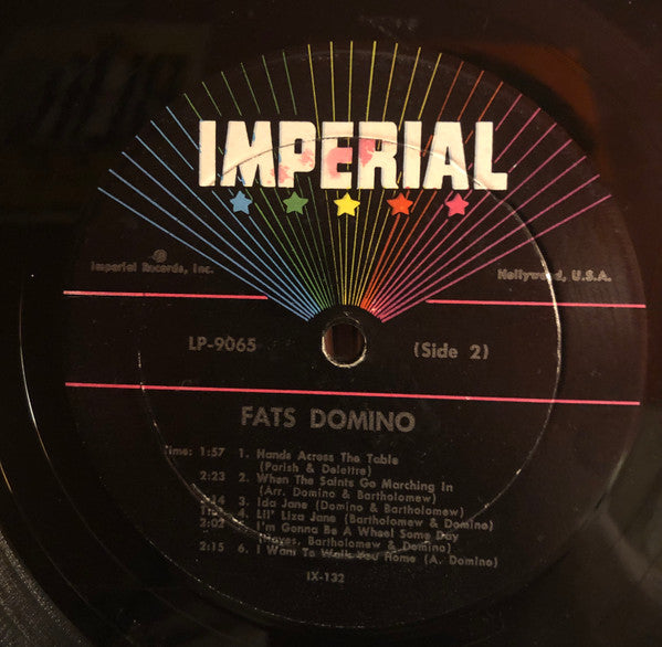 Fats Domino : Lets Play Fats Domino (LP, Album, Mono, Mon)