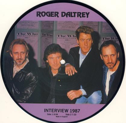 Roger Daltrey : Interview 1987 (7", Pic, Unofficial)