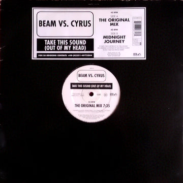 Beam vs. Cyrus : Take This Sound (Out Of My Head) (12")