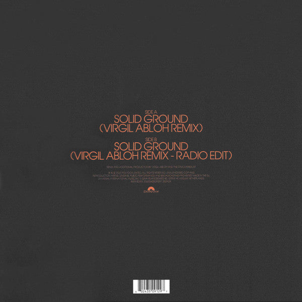 Michael Kiwanuka : Solid Ground (Virgil Abloh Remix) (10", Gol)