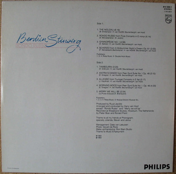 Berdien Stenberg : Rondo Russo (LP, Album)