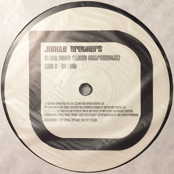 Jungle Brothers : Get Down (2x12", Single, Promo)