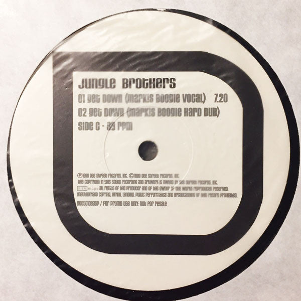 Jungle Brothers : Get Down (2x12", Single, Promo)