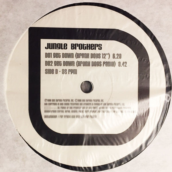 Jungle Brothers : Get Down (2x12", Single, Promo)