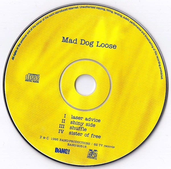 Mad Dog Loose : Laser Advice (CD, EP)