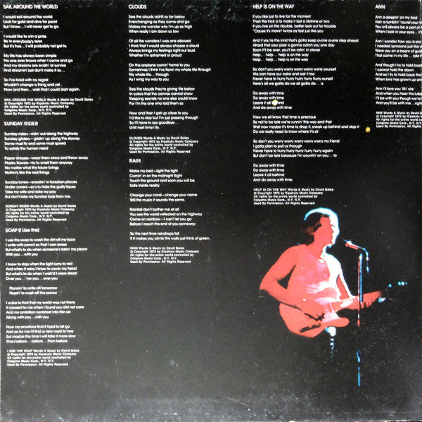 David Gates : First (LP, Album)
