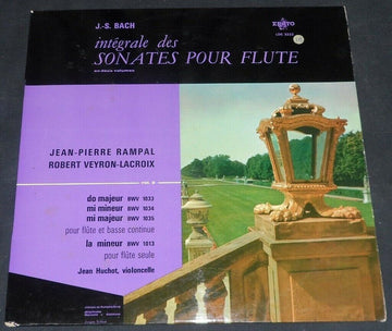 Johann Sebastian Bach : Intégrale Des Sonates Pour Flute Vol. 2 (LP, Mono)