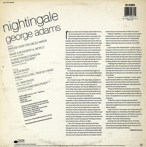 George Adams : Nightingale (LP)
