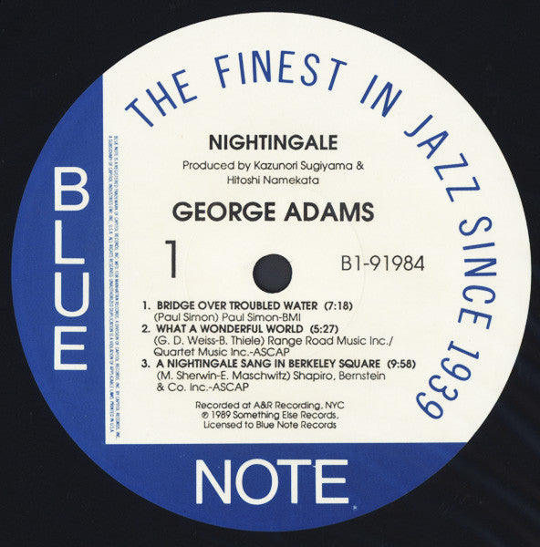 George Adams : Nightingale (LP)