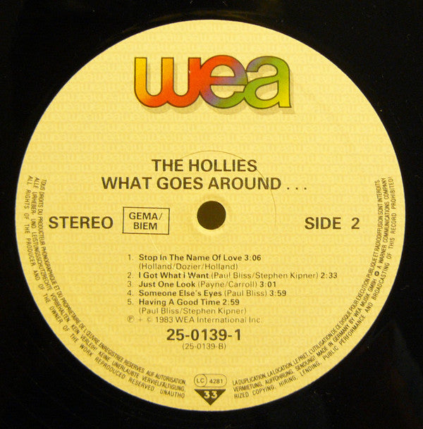 The Hollies : What Goes Around... (LP, Album)