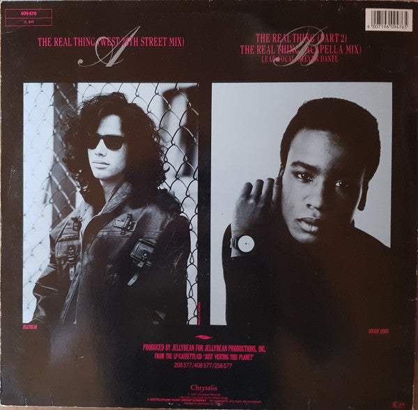 Jellybean* Featuring  Steven Dante : The Real Thing (12", Maxi)