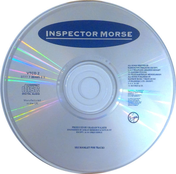 Barrington Pheloung : Inspector Morse (Original Music From The ITV Series) (CD, Album, RE)