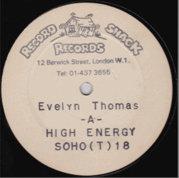 Evelyn Thomas : High Energy (12", W/Lbl)