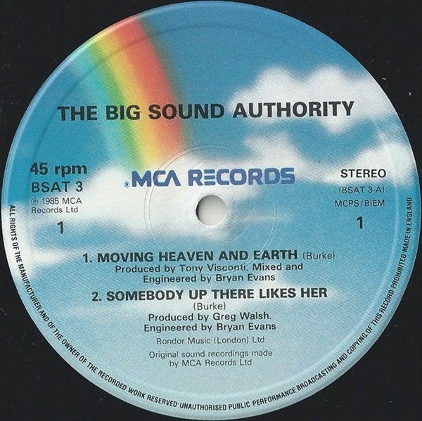Big Sound Authority : Moving Heaven And Earth (12")