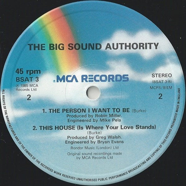 Big Sound Authority : Moving Heaven And Earth (12")
