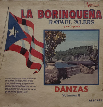 Rafael Alers Y Su Orquesta : La Borinqueña / Danzas Volúmen 5 (LP, Album, Mono)