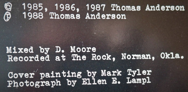 Thomas Anderson (4) : Alright It Was Frank__And He's Risen From The Dead And Gone Off With His Truck (LP, Album)