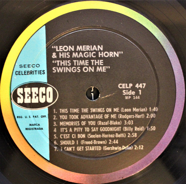 Leon Merian : This Time The Swing's On Me (LP, Album)