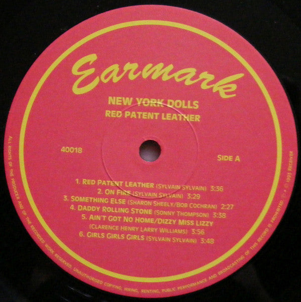 New York Dolls : Red Patent Leather (LP, Album, RE, 180)