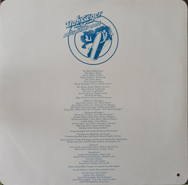 Bob Seger & The Silver Bullet Band* : Stranger In Town (LP, Album)
