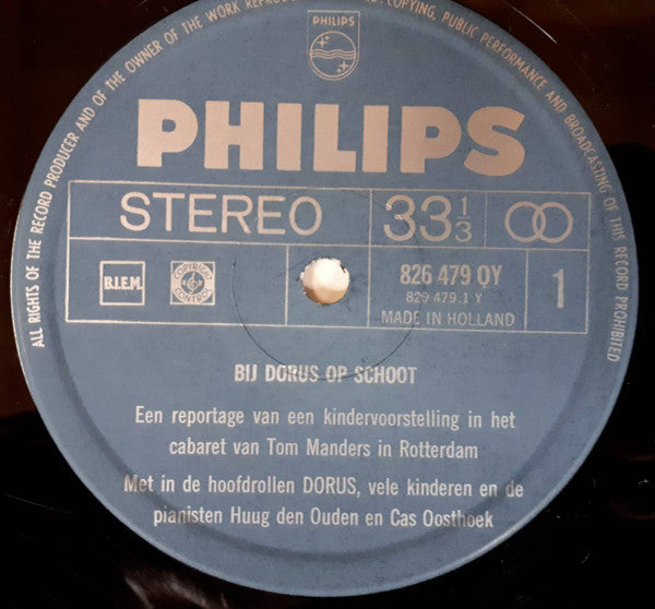 Dorus : Bij Dorus Op Schoot (LP, Album)