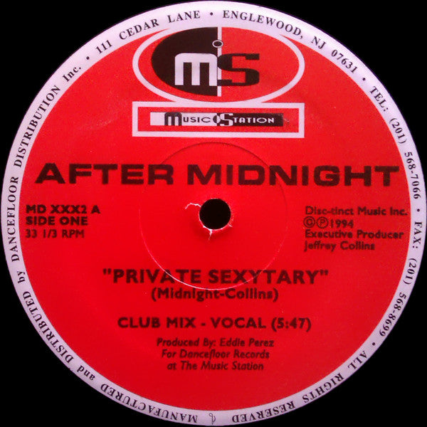 After Midnight : Private Sexytary (12")