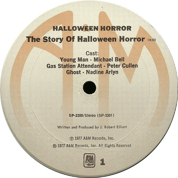 J. Robert Elliot : Halloween Horrors: The Sounds Of Halloween (And Other Useful Effects) (LP, Album, RE)