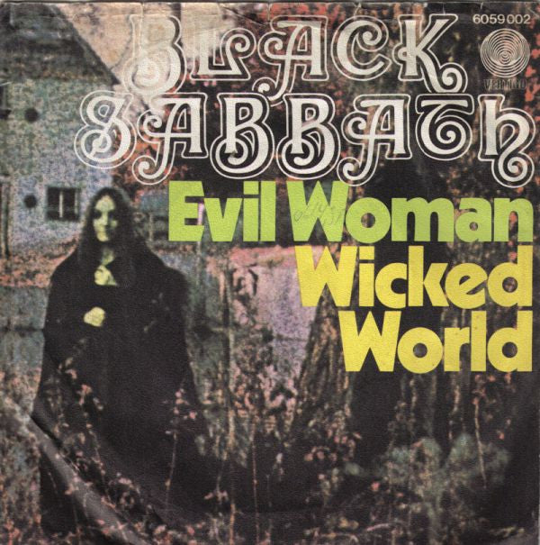 Black Sabbath : Evil Woman / Wicked World (7", Single, Mono)