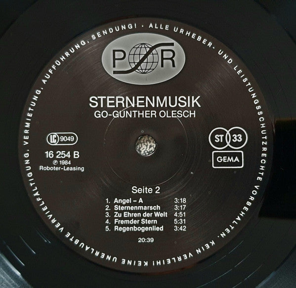 Gunther Olesch : Sternenmusik (LP, Album)