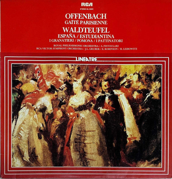 Jacques Offenbach, Emil Waldteufel : Offenbach Gaite Parisienne Waldteufel Espana/Estudiantina (LP)