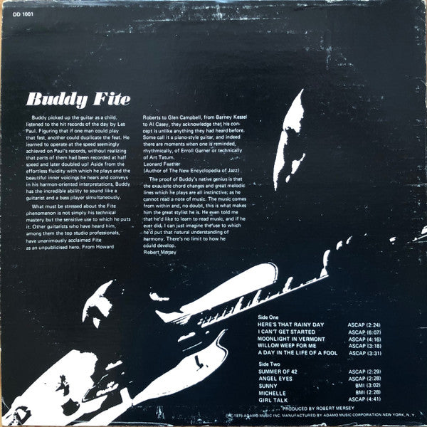 Buddy Fite : Plays For Satin Dolls (LP, Album)