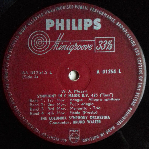 Bruno Walter conducting the Columbia Symphony Orchestra, Wolfgang Amadeus Mozart : The Birth Of A Performance: Bruno Walter's Actual Rehearsel And Finished Recorded Performance Of Mozart's Symphony No. 36 In C Major K. 425 "Linz" (2xLP, Mono)